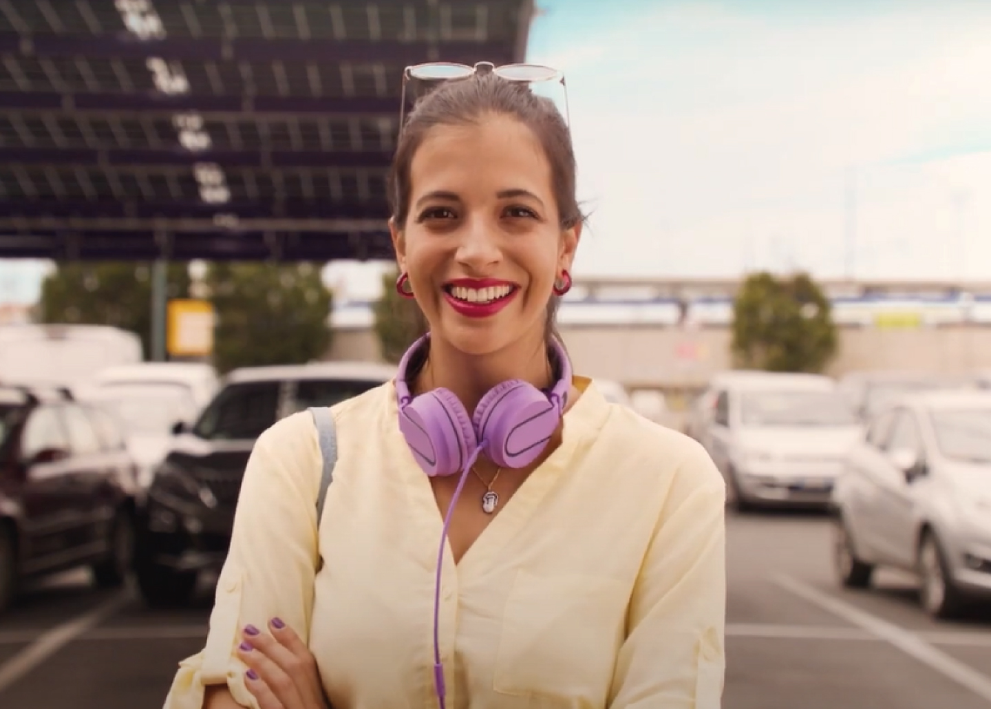 Smiling young woman