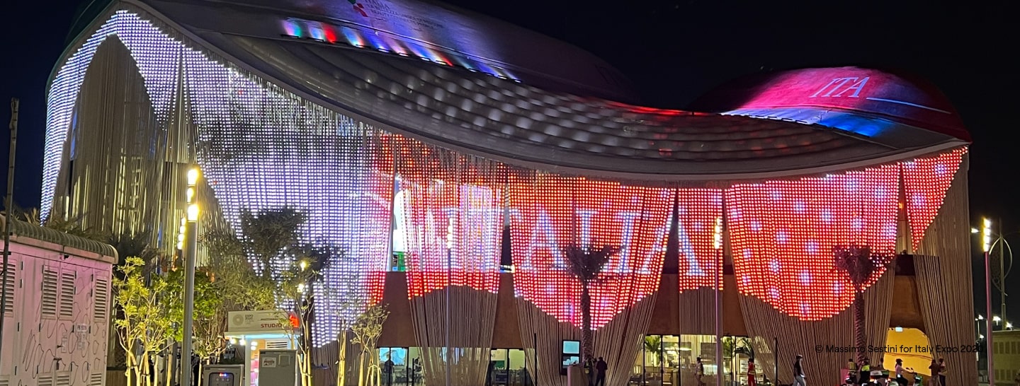 Pabellón de Italia en la Expo 2020 Dubái